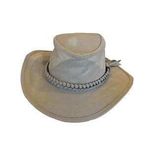 Conner Handmade Hats; The Original Aussie Soakable Cooling Golf Hat; Tan; Medium